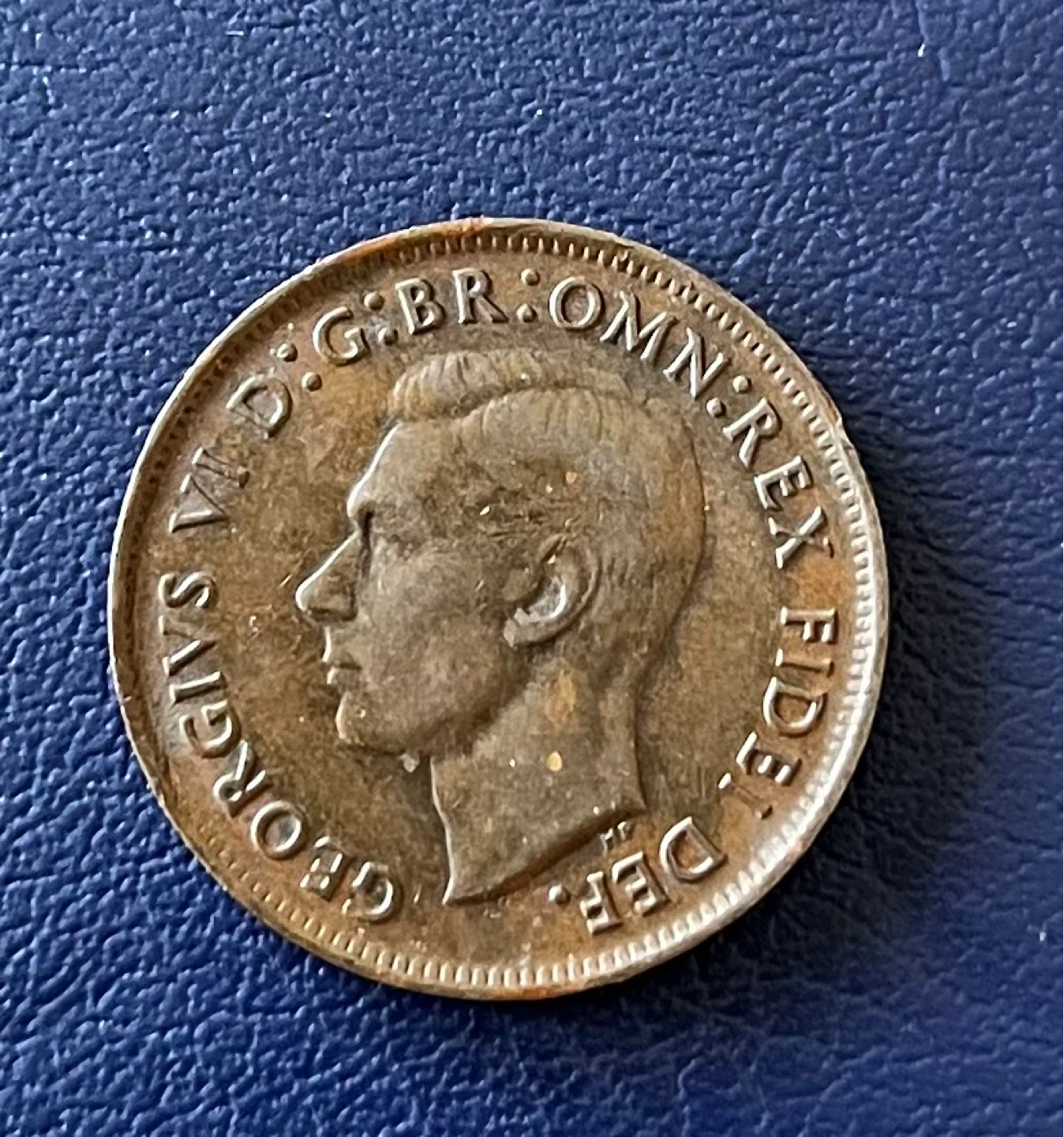 1949 Australia Half Penny Coin - photo 5