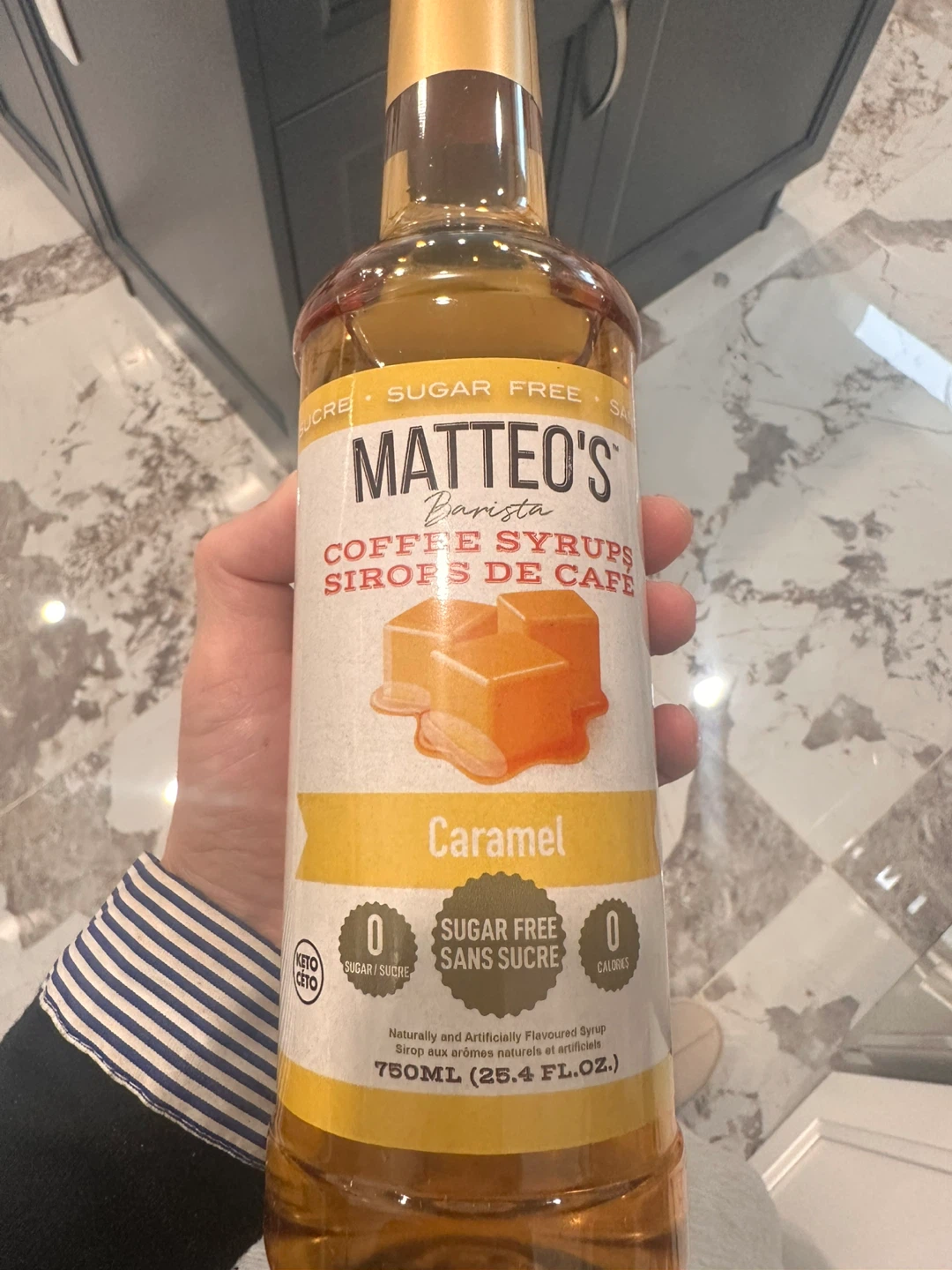 Matteo's Sugar Free Caramel Coffee Syrup