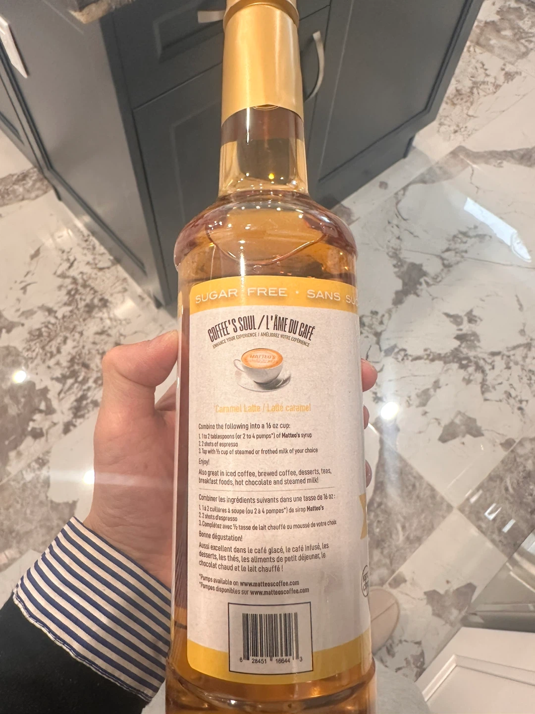 Matteo's Sugar Free Caramel Coffee Syrup - photo 3