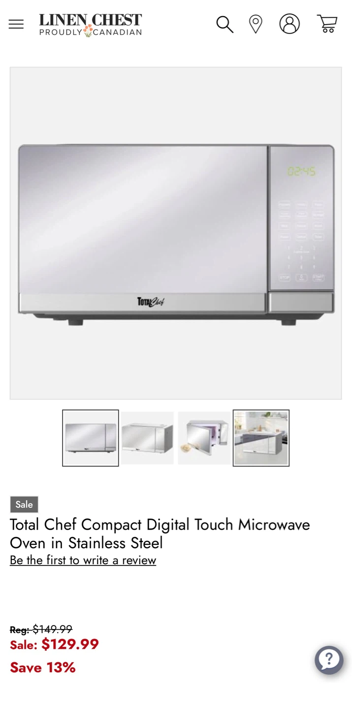 Total Chef Microwave Oven