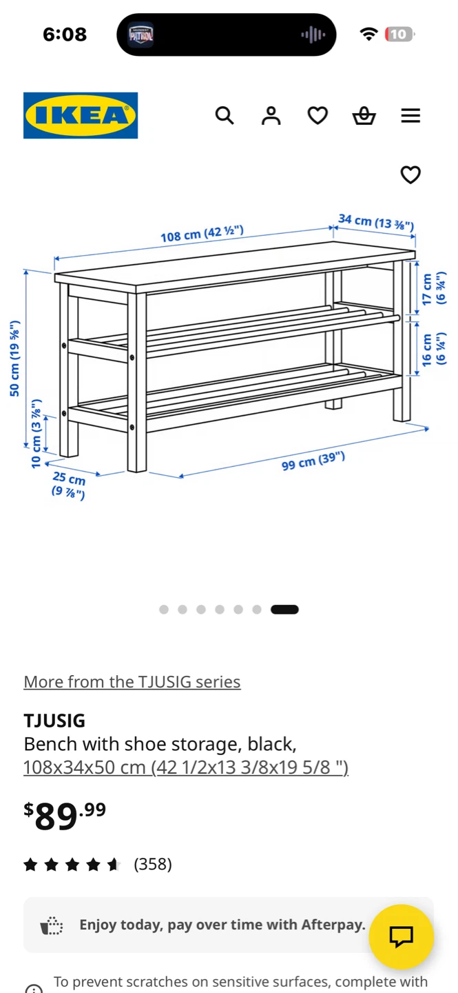 IKEA shoe rack/bench - photo 4