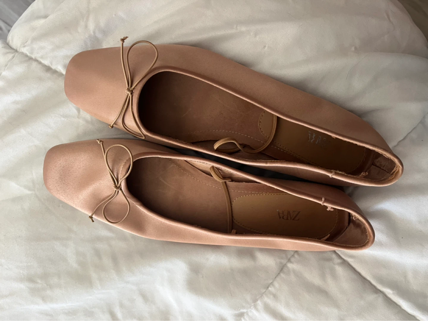Zara Ballet Flats - Rose Gold - photo 2