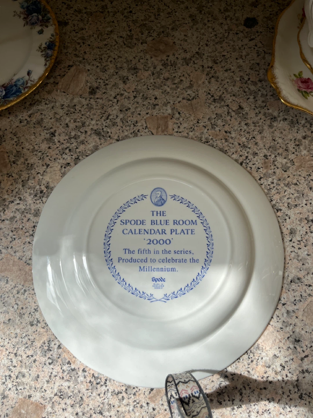 Spode Blue Room 2000 Calendar Plate - photo 2