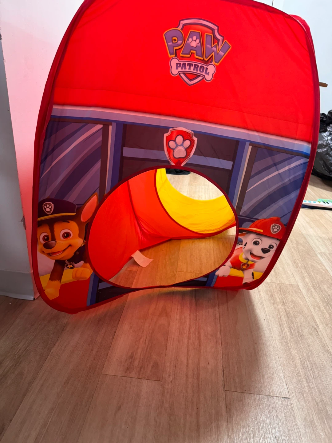 Paw Patrol Play Tunnel and Pop Up Tent “trees for the future “ - photo 3