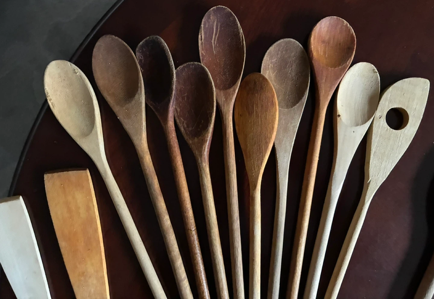 $1.50 each wooden spoons baking cooking kitchen utensils new - photo 5