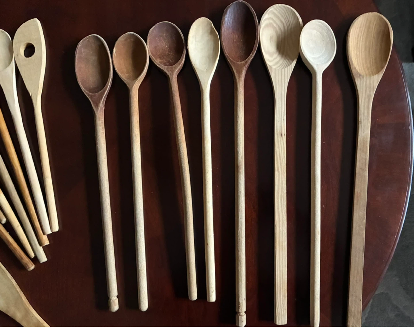 $1.50 each wooden spoons baking cooking kitchen utensils new