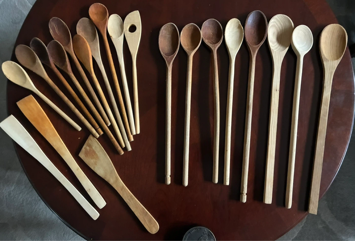 $1.50 each wooden spoons baking cooking kitchen utensils new - photo 3