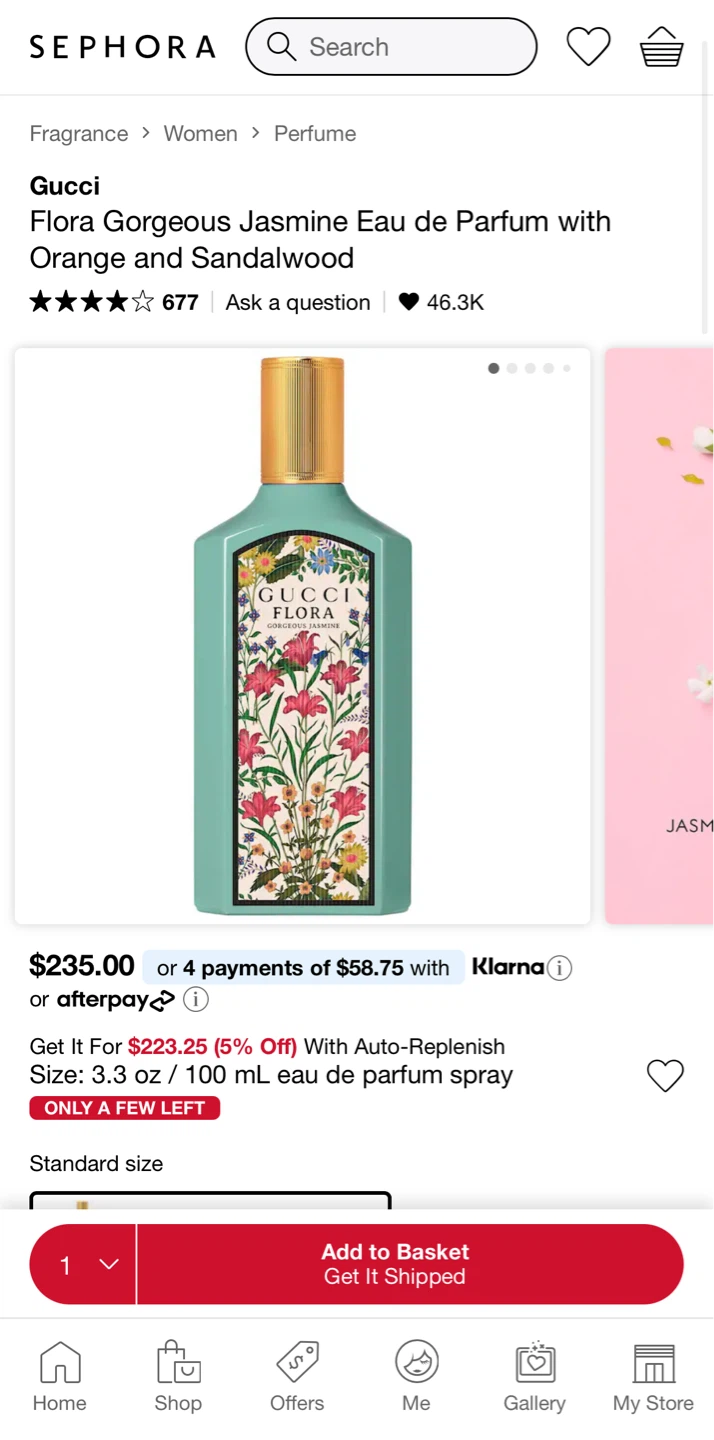 New - Gucci Flora Gorgeous Jasmine Eau de Parfum 100ml - photo 2