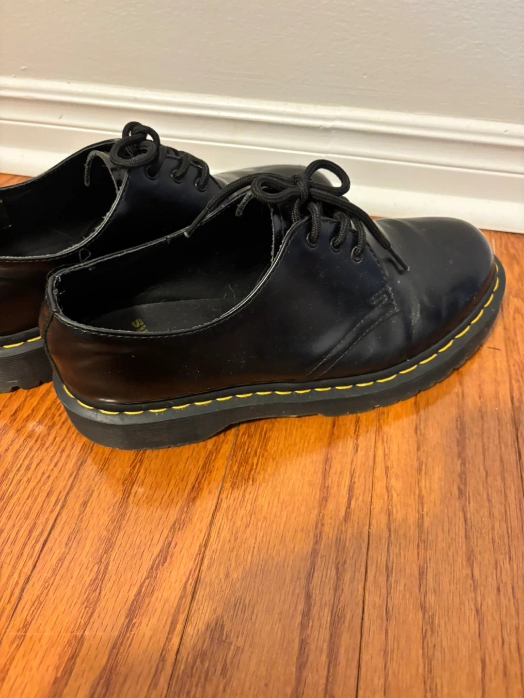 Dr. Martens 1461 Black Patent Leather Shoes - Size US Men 9