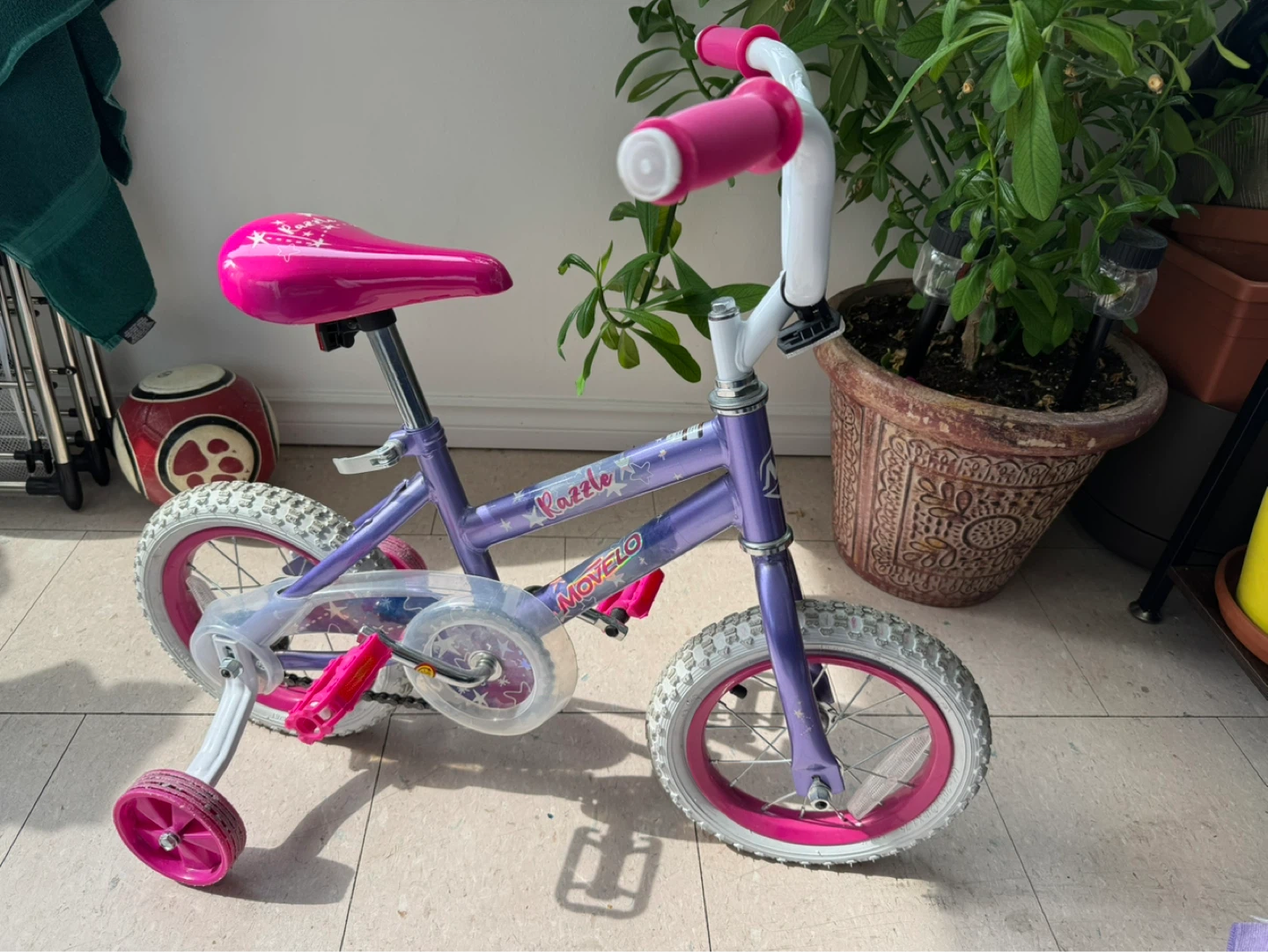 Movelo Razzle Kids Bike - Purple/Pink
