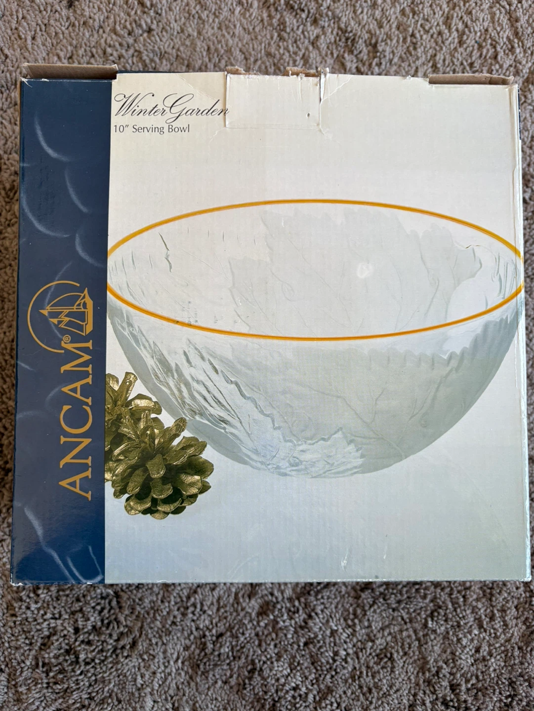 ANCAM Winter Garden 10" Serving Bowl