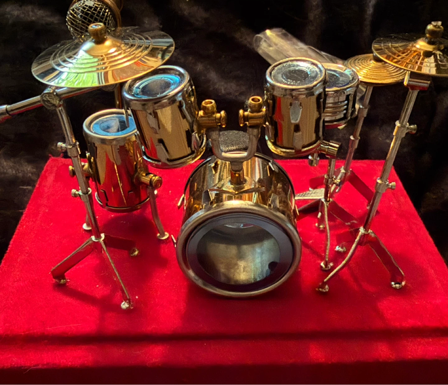 Miniature Drum Set with Microphone Display - photo 4