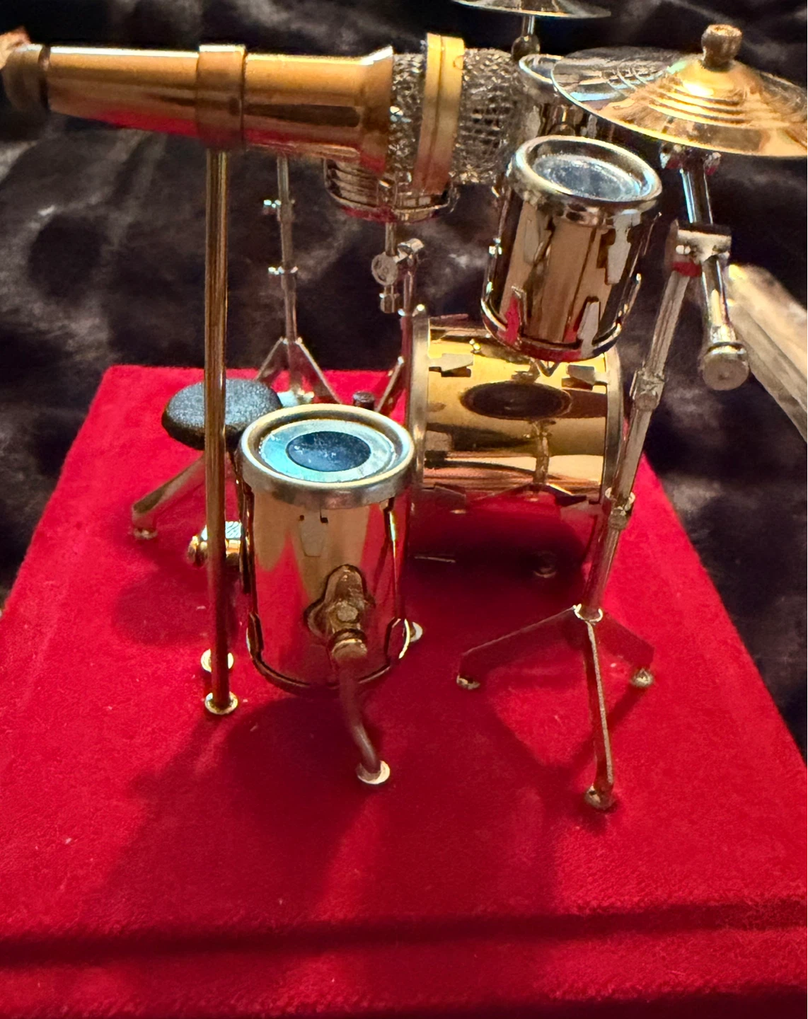 Miniature Drum Set with Microphone Display - photo 2