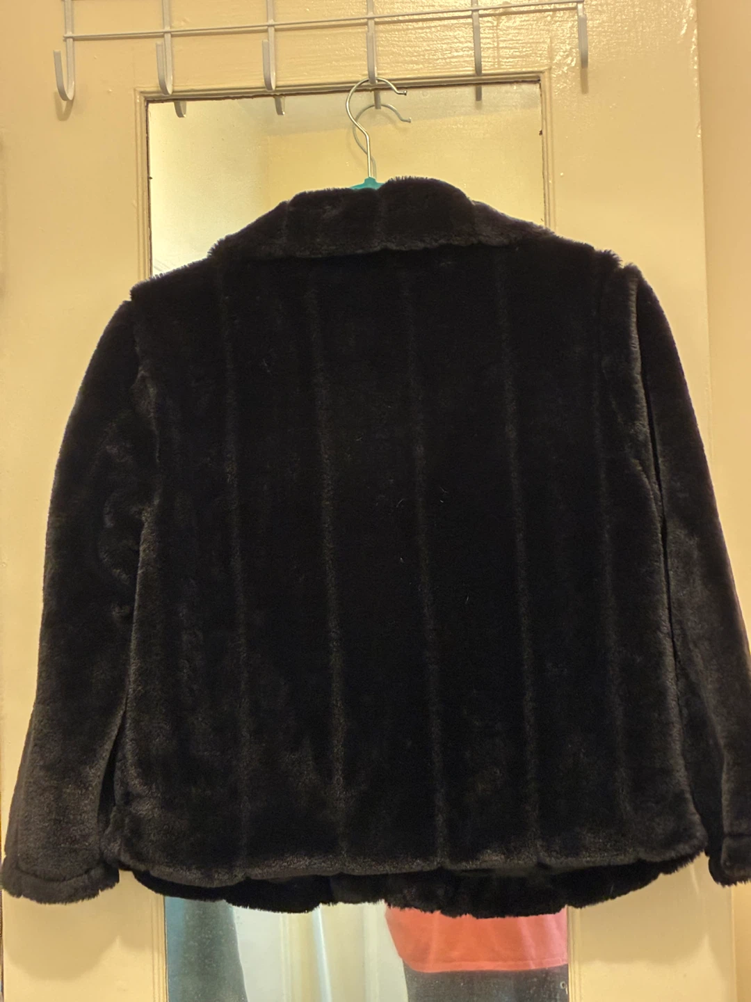 Nina Leonard Black Faux Fur Jacket Size S - photo 2