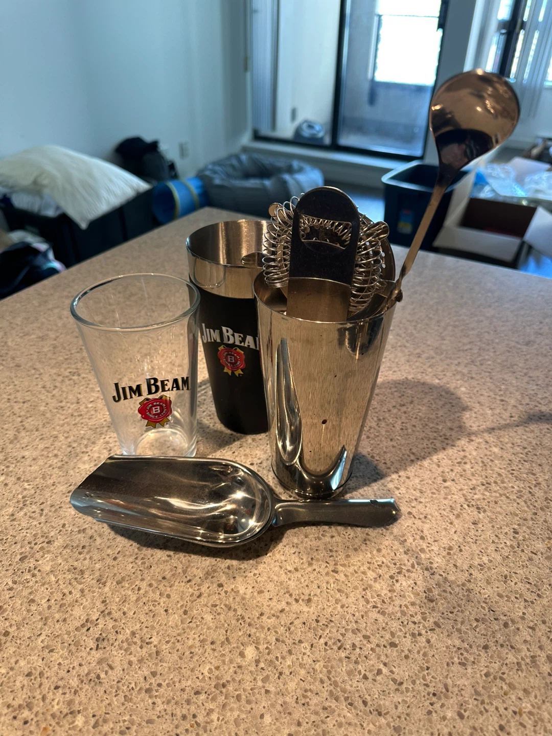 Jim Beam Cocktail Shaker Set