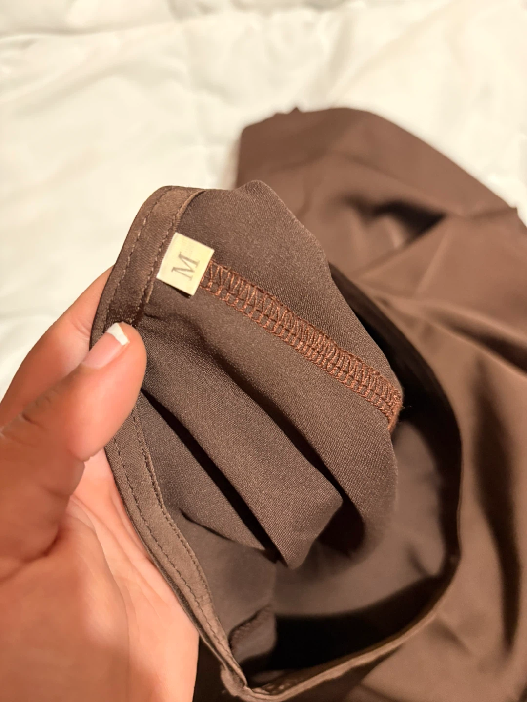 Brown Satin Robe - Size M - photo 2