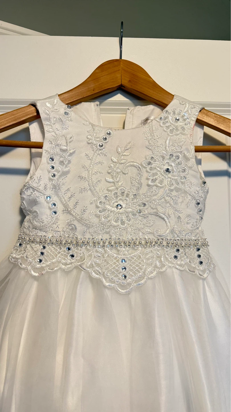 White Flower Girl Dress - photo 2