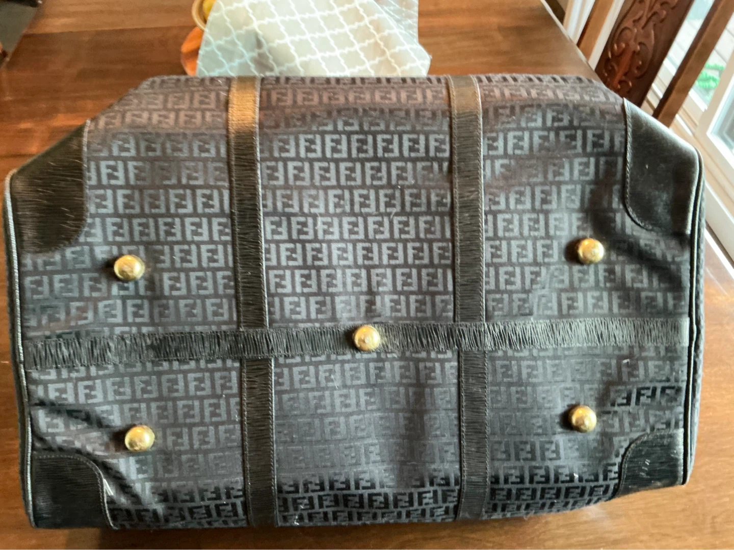 Black Canvas Duffel Bag - photo 4