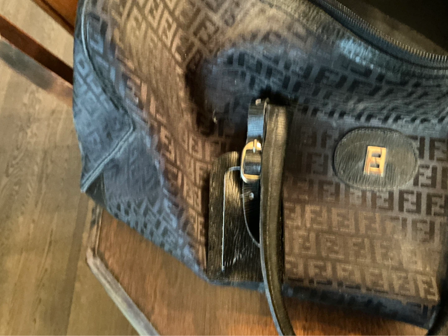 Black Canvas Duffel Bag - photo 5