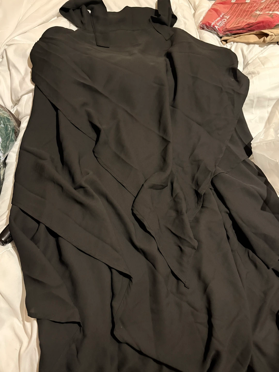 (KHIMAR) Black Layered Flowy Dress - photo 2