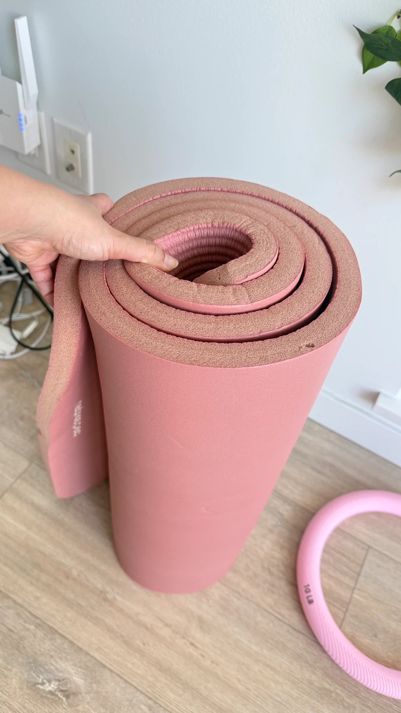 1" THICK Excercise Mat - Pink - photo 3