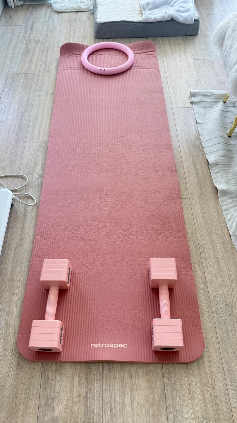 1" THICK Excercise Mat - Pink