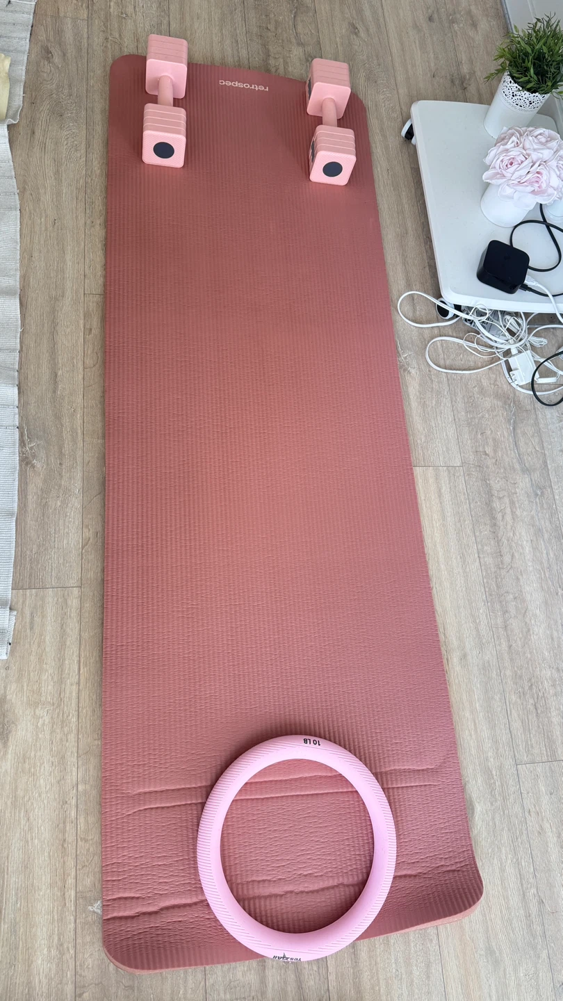 1" THICK Excercise Mat - Pink - photo 2