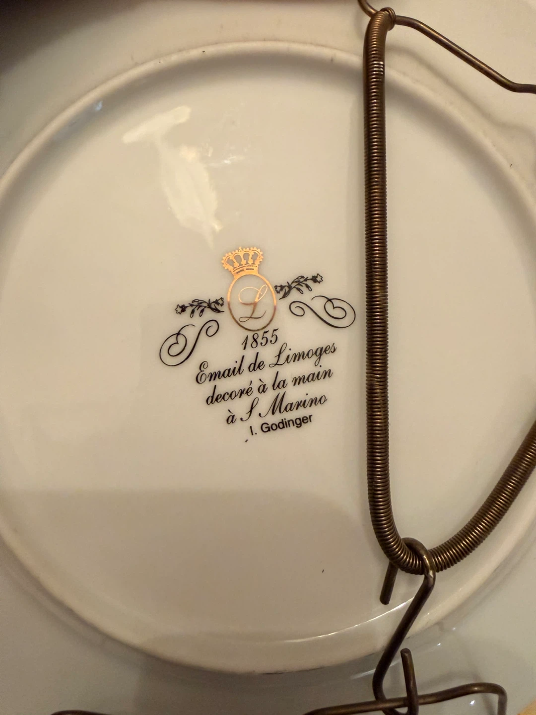 Limoges decorative Plates Set of 4 - photo 2