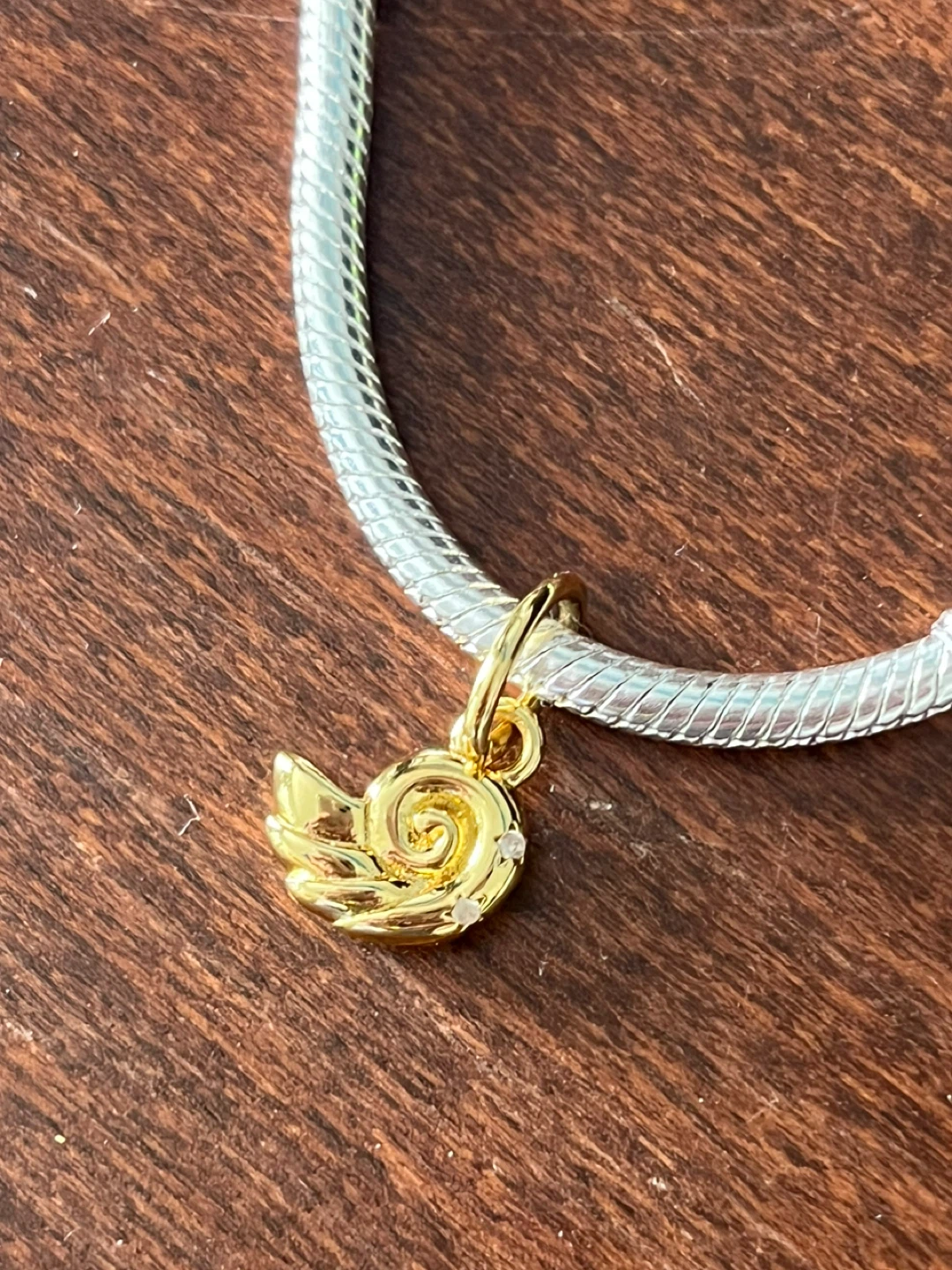 Gold Seashell Charm - photo 2