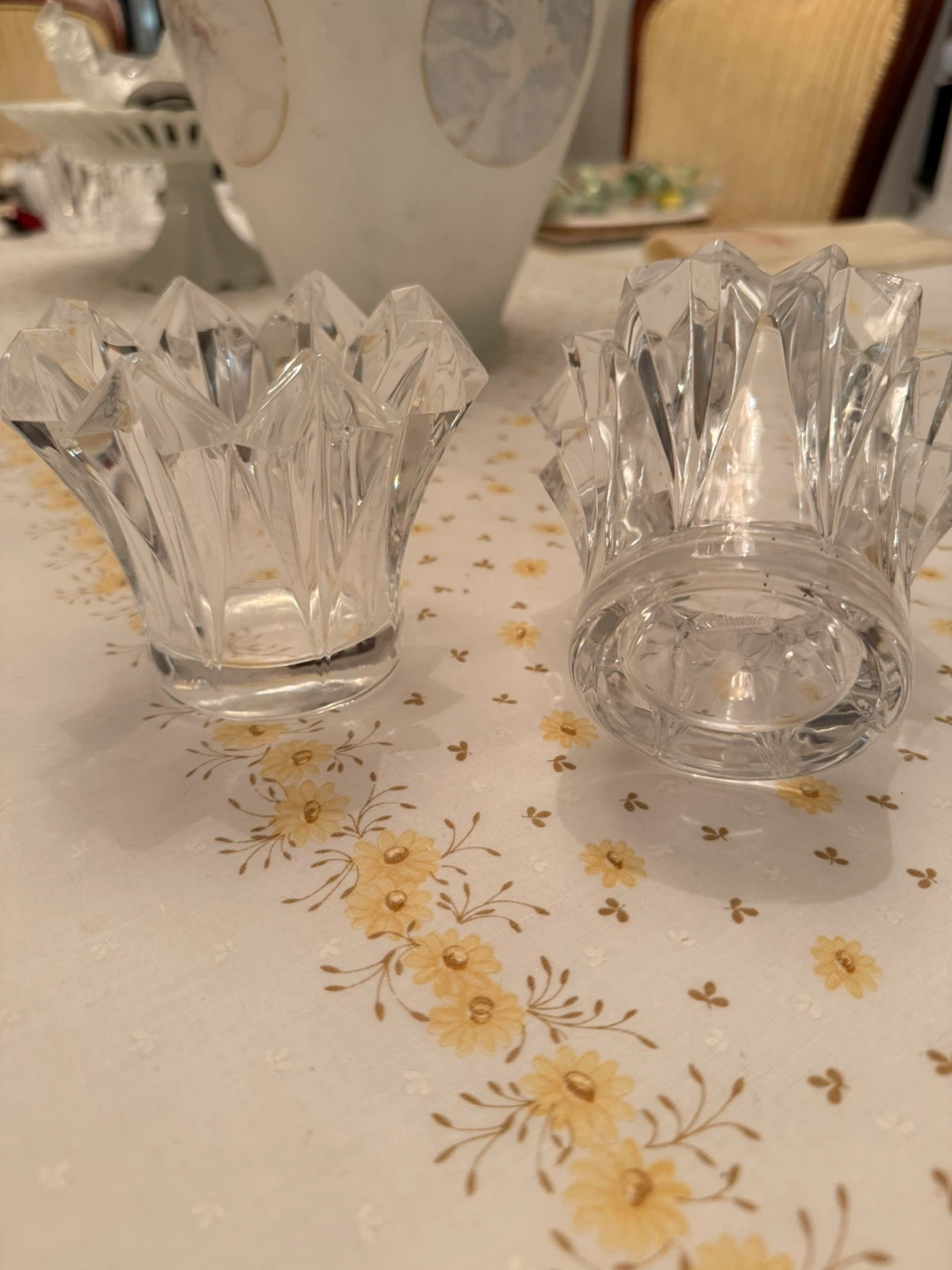 Set of 2 Mikasa Crystal Candle Holders - photo 3