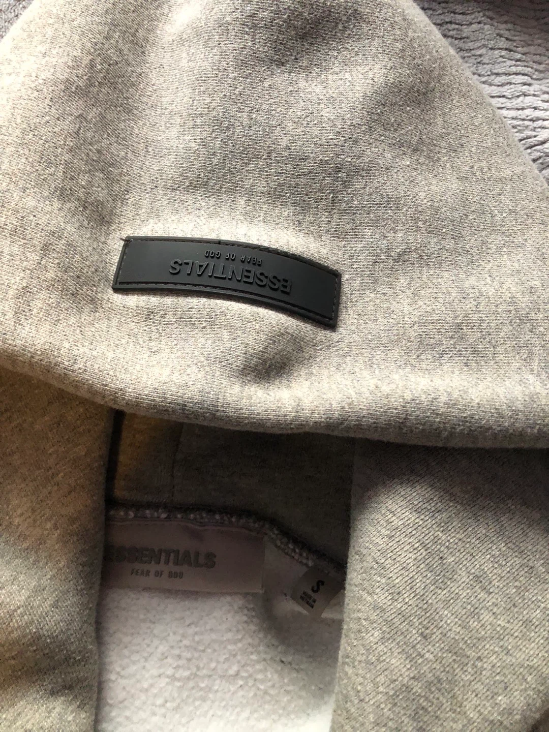 ESSENTIALS Fear of God Hoodie Size S - photo 3