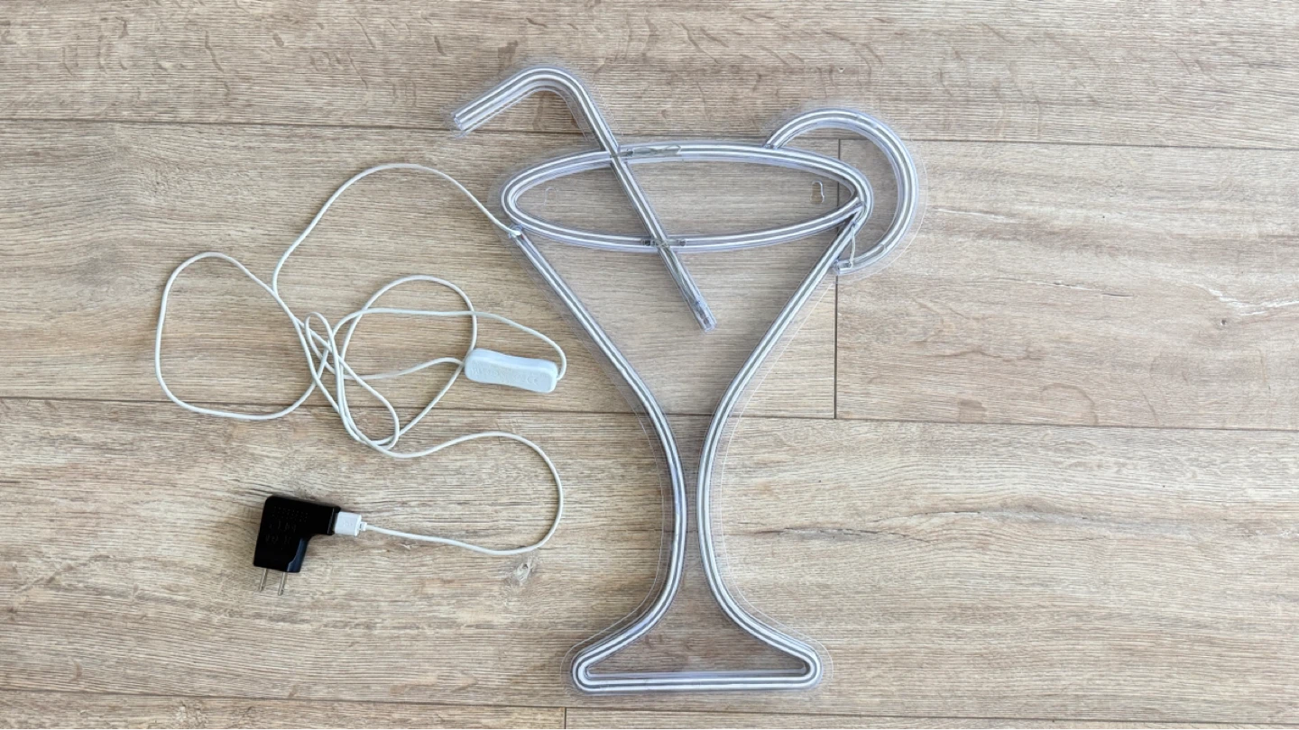 Cocktail Drink - Neon Light - Bar Sign - photo 2