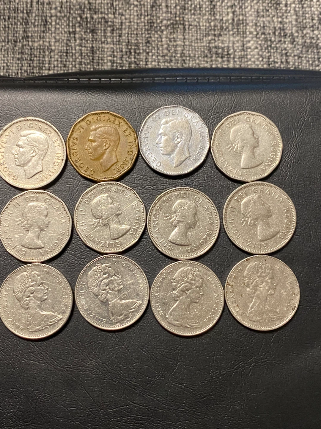 Collection of Canadian Nickels and a 1943 Nickel - photo 2