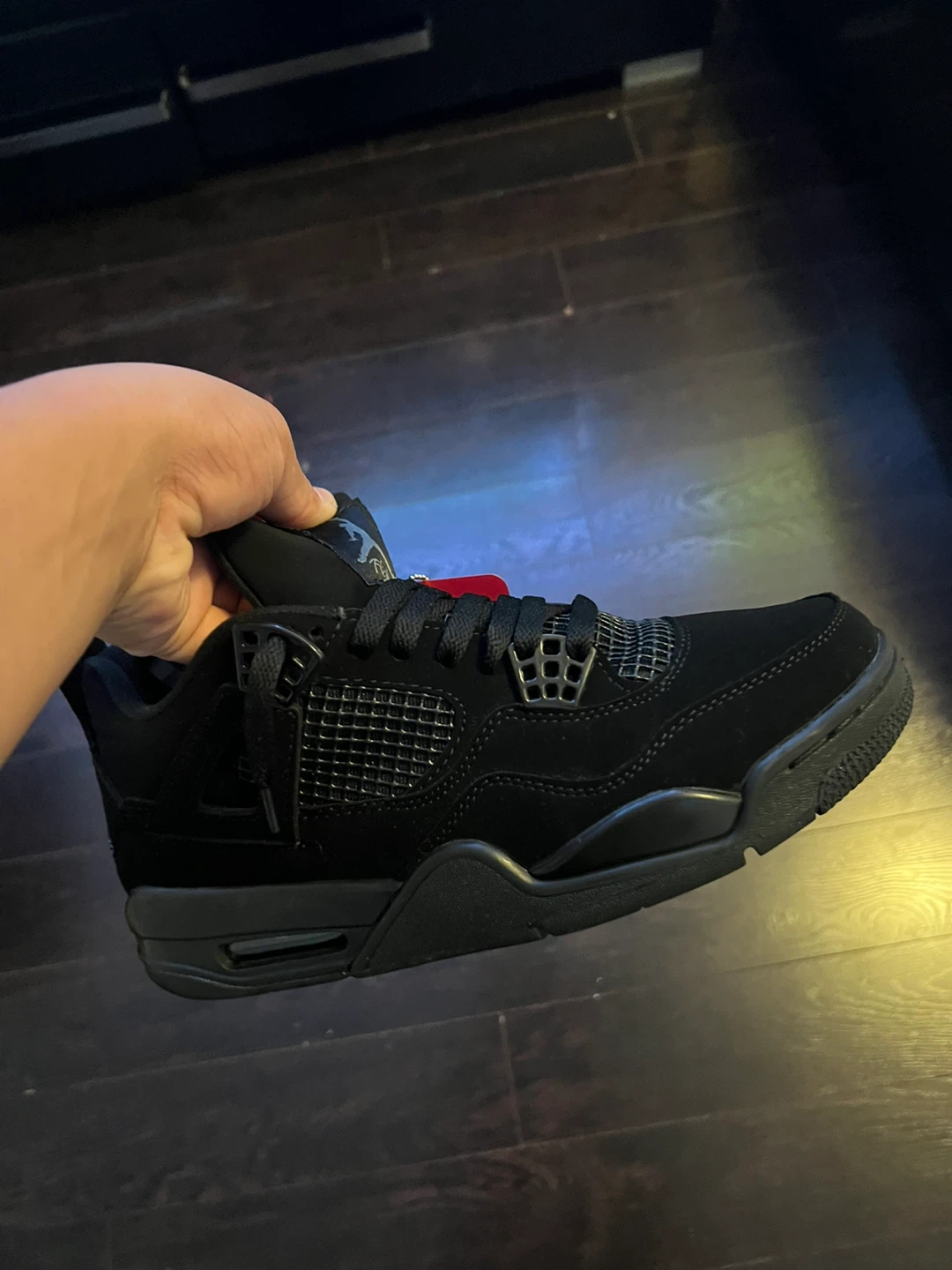Air Jordan 4 Retro Black Cat (US 9.5) - photo 2