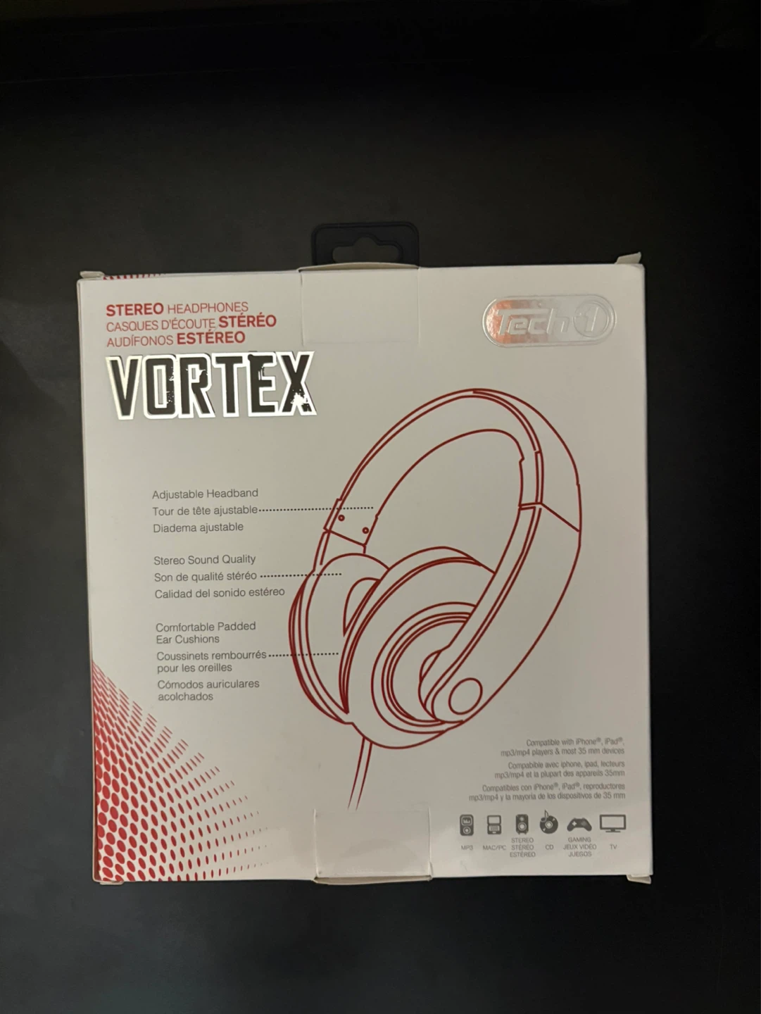 Tech 1 Vortex Stereo Headphones - photo 2