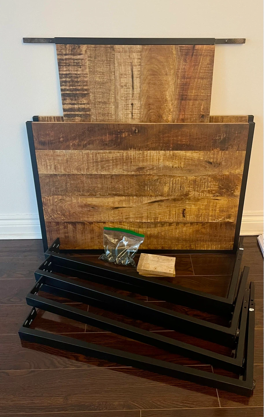(Last pickup  April 29/disassembled )Wood Top Dining Table - photo 4