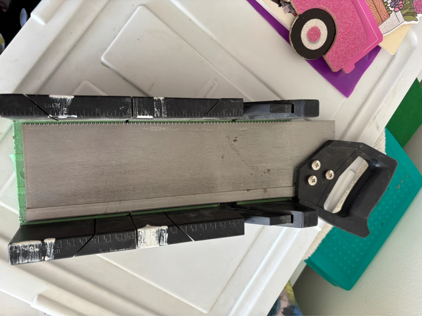 Miter Box and Saw Set
