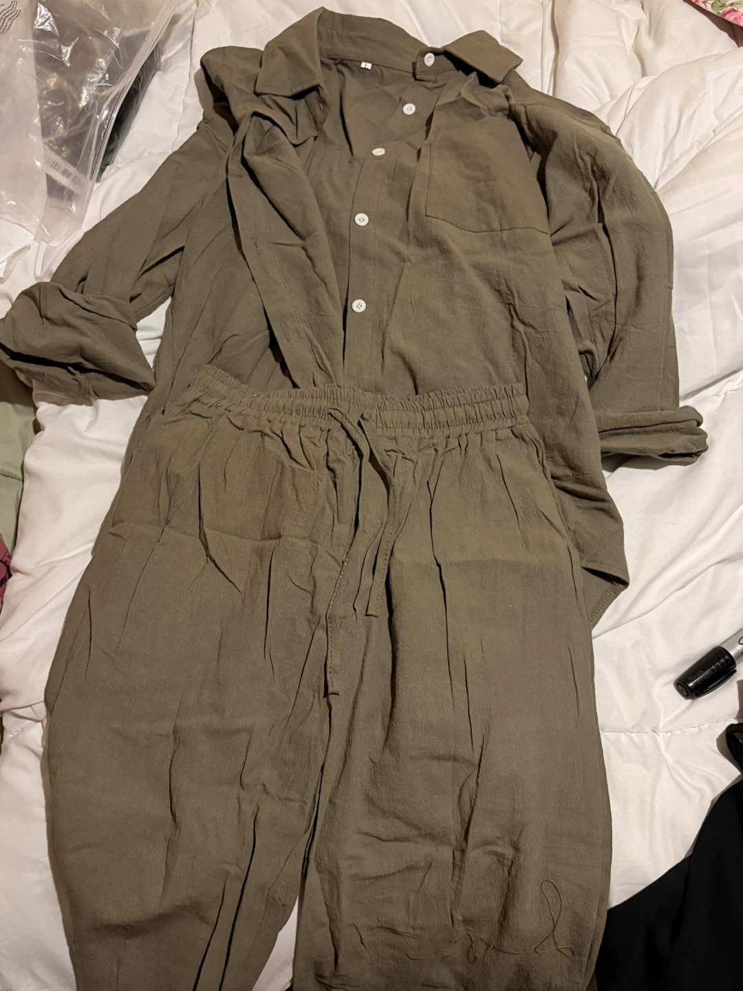 Olive green Set - Size L - photo 5