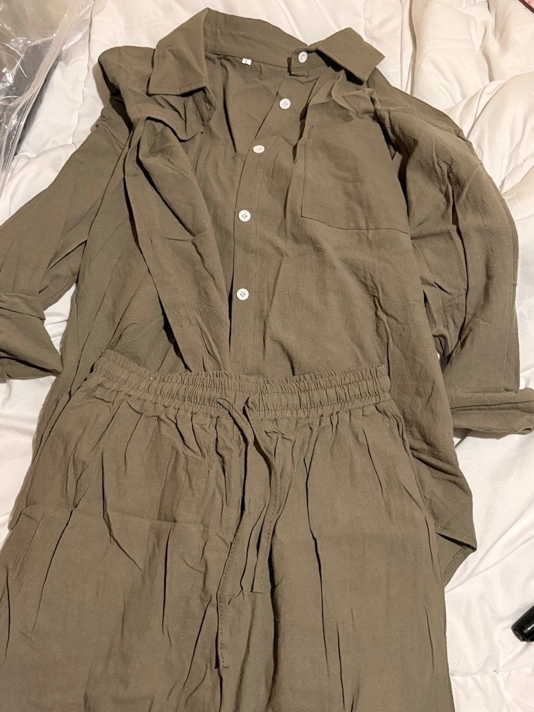 Olive green Set - Size L - photo 4