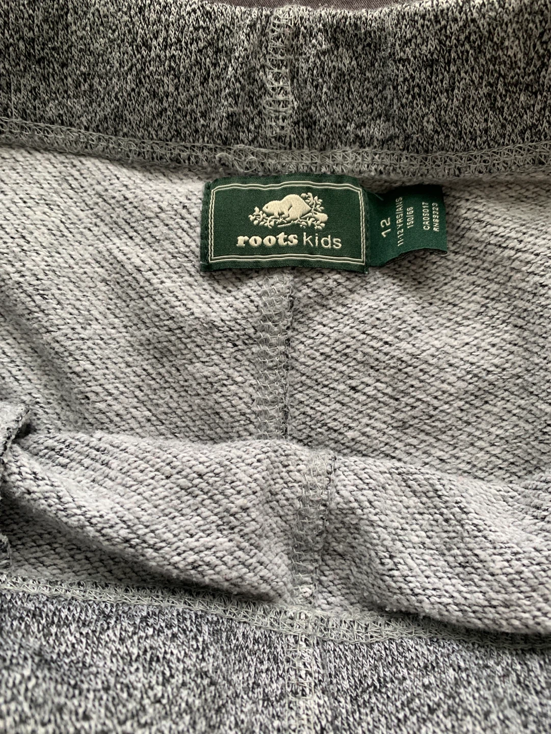 Roots Kids Grey Sweatpants Size 12 - photo 2