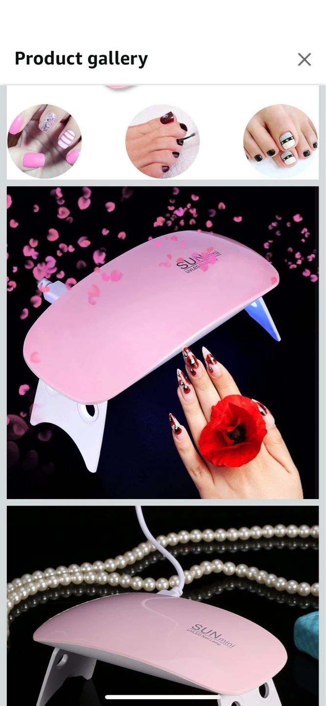 New-SUNUV Mini UV LED Nail Dryer Lamp! - photo 2