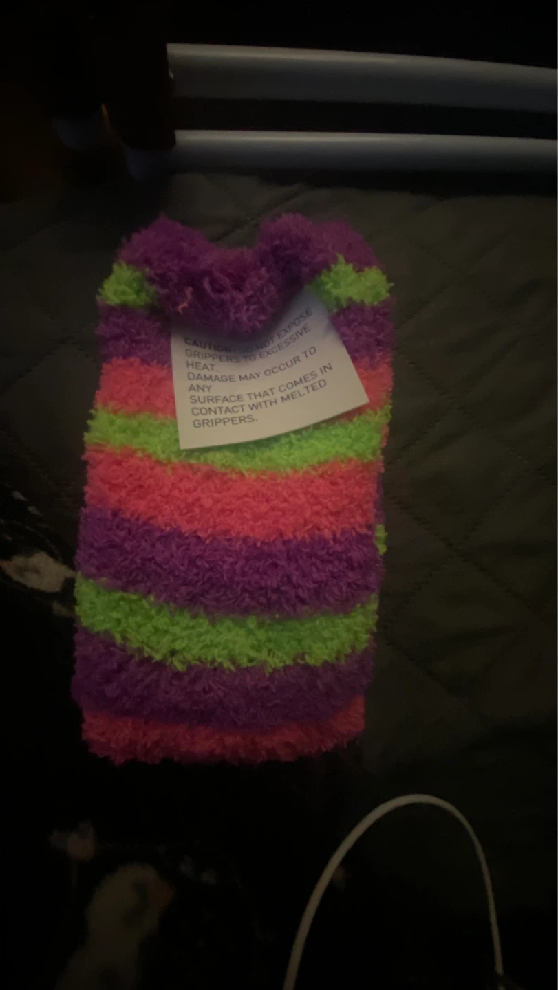 Fuzzy Slipper Socks - 2 Pairs - photo 4