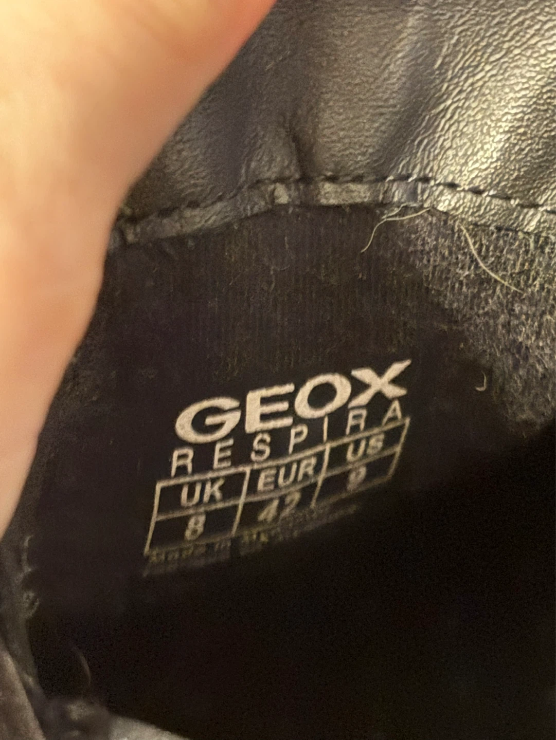 Geox Respira Black Leather Loafer Shoes - Men US Size 9 - photo 4