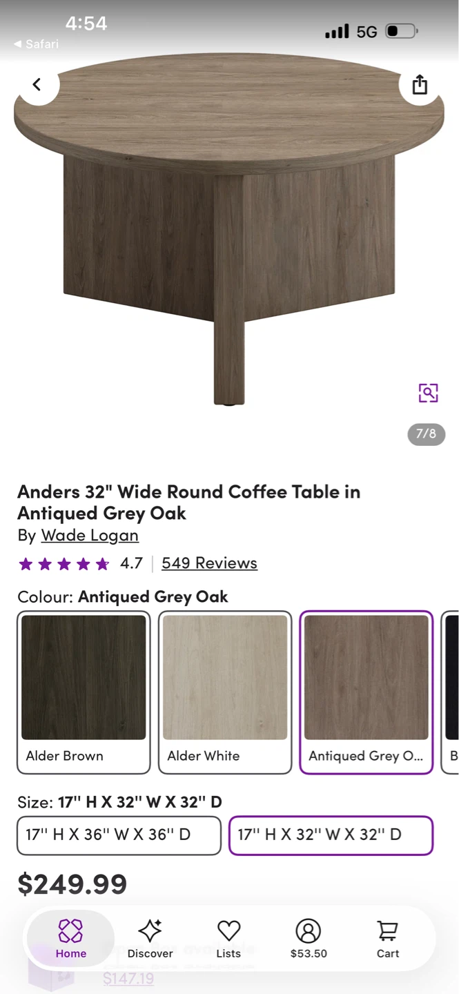 Anders 32" Coffee Table - Brand new in box - photo 3