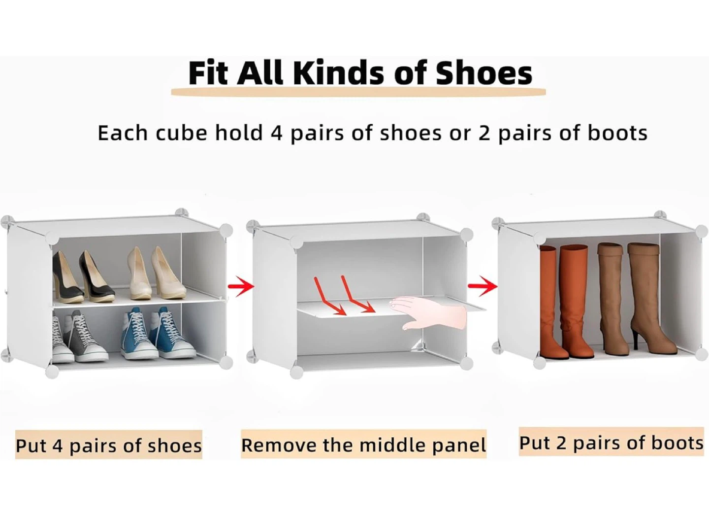 Shoe Rack 32 Pair Shoe Storage Cabinet with Door - photo 4