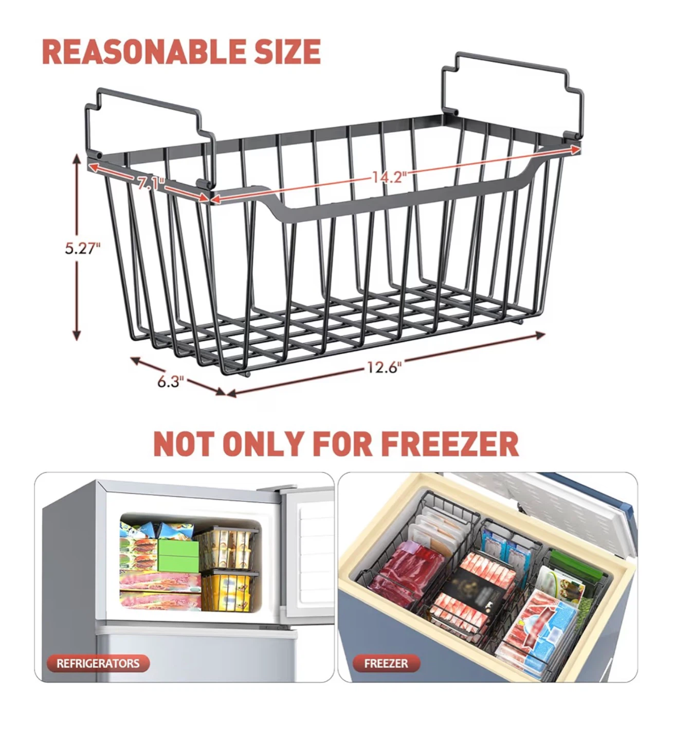 4- pack Stackable Freezer Organizer - photo 2