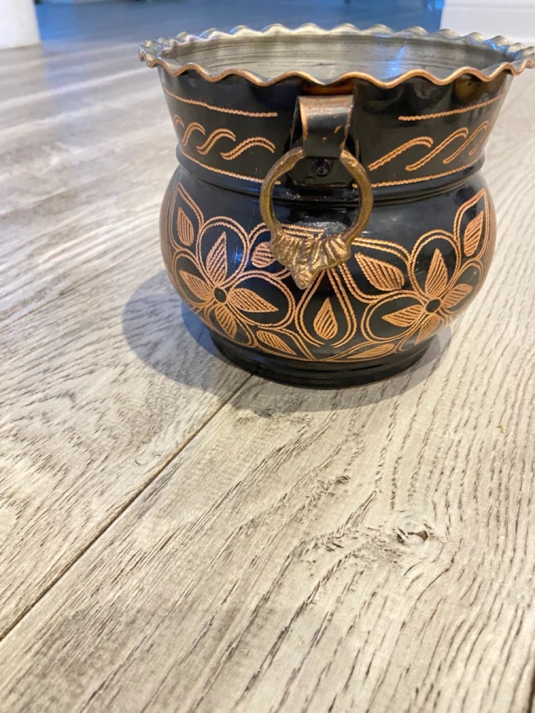 Decorative Copper Flower Pot - photo 2
