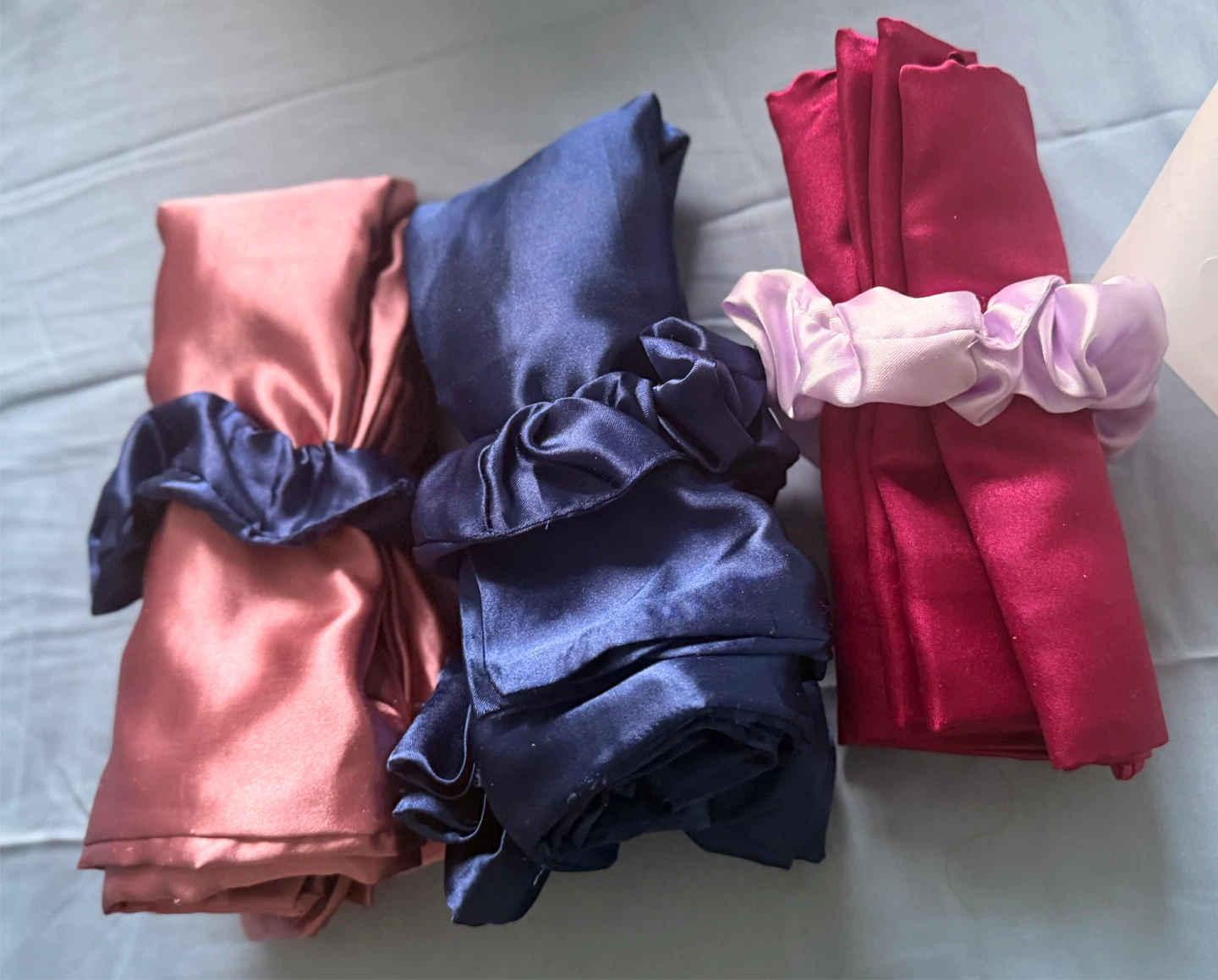 Satin Pillowcases - Set of 3