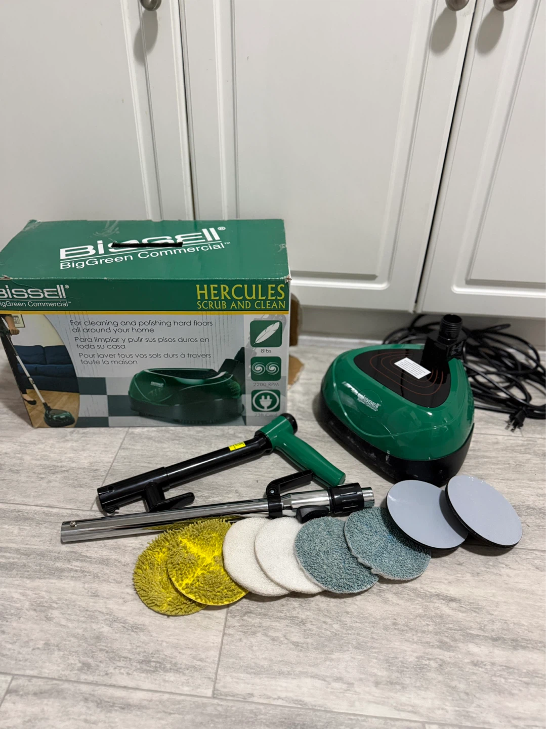 LIKE NEW BISSELL Scrub & Clean Floor Polisher