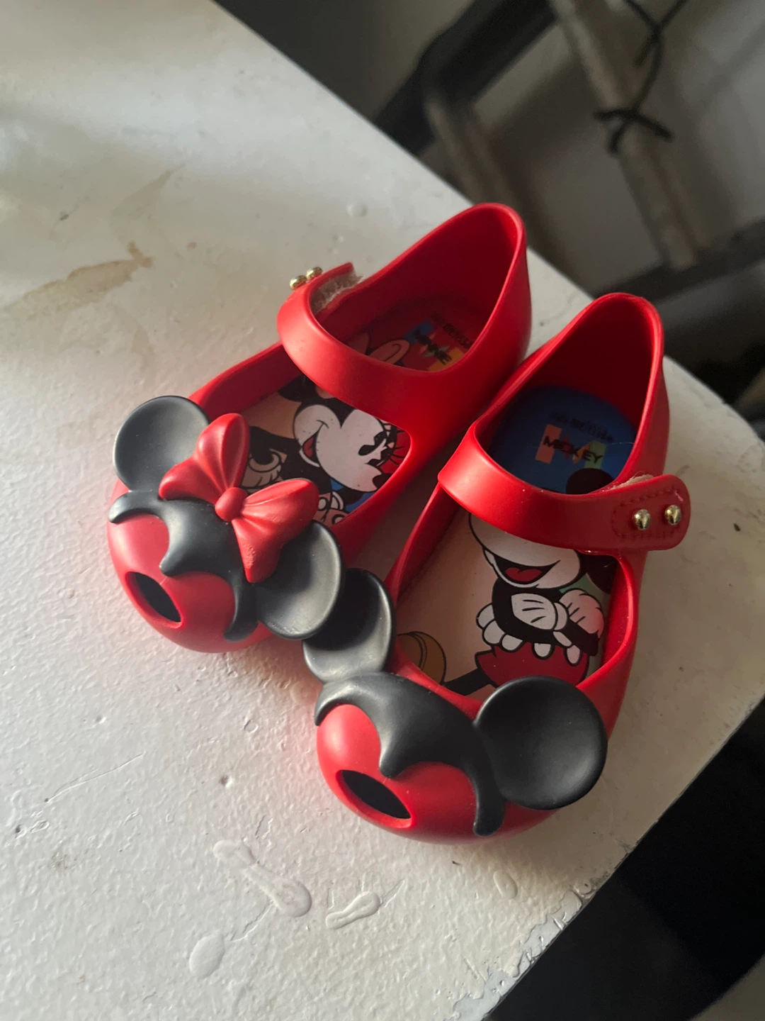 Melissa Mini Vivienne "Minnie Mouse" Jelly Flats